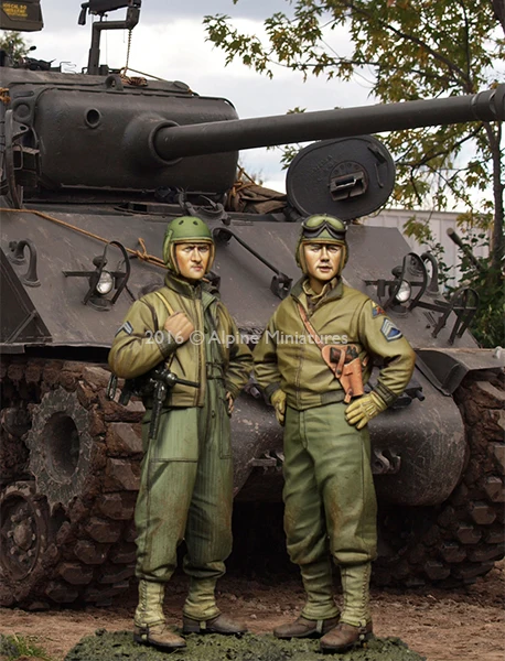 US 3rd Armored Division Resina Modelo Kit, Conjunto 1:35