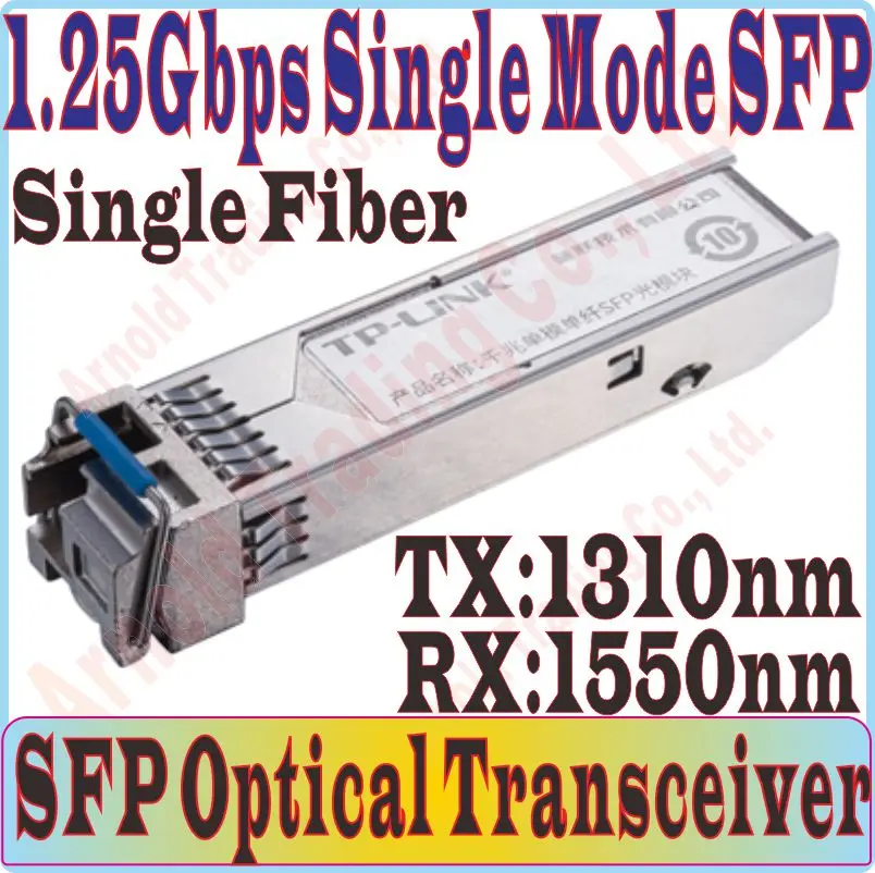 

9/125um 1,25 Гбит/с одномодовый одноволоконный SFP + оптический модуль приемная Длина волны: 1550 нм, длина волны передачи: 1310 нм