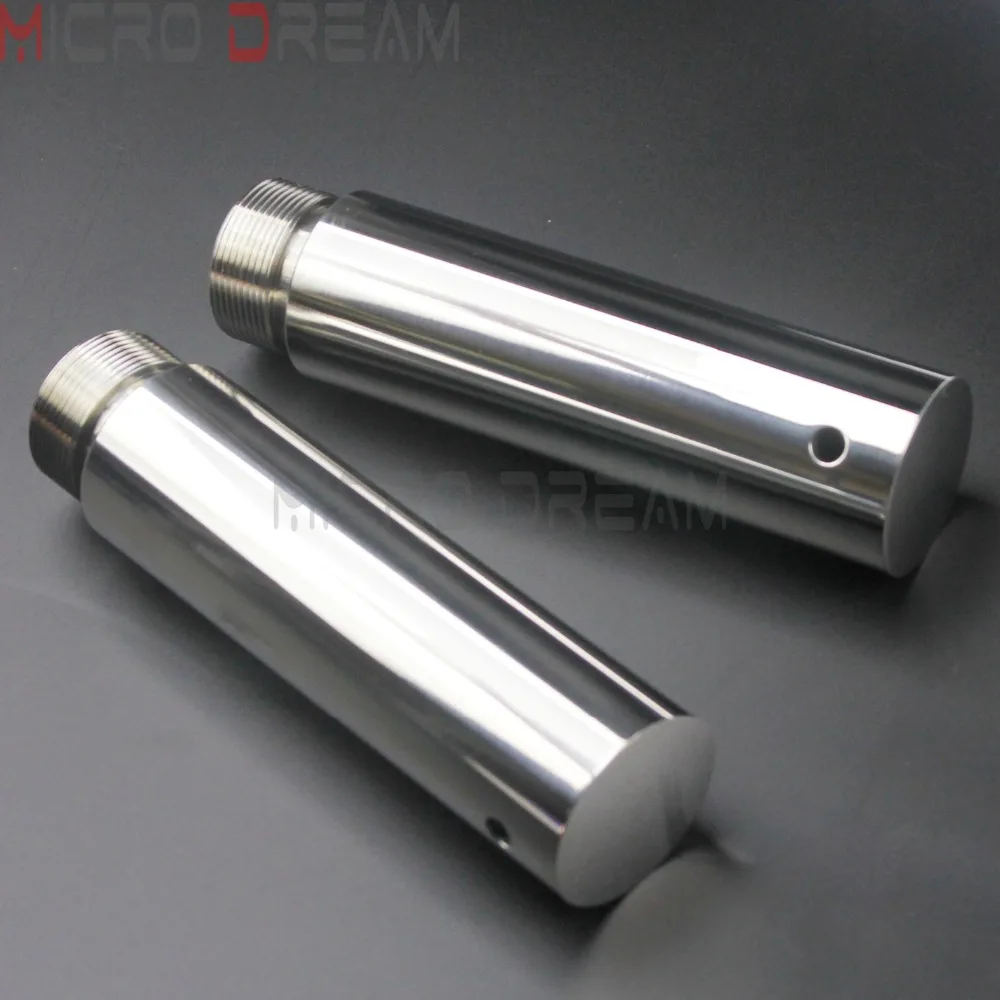 1 Pair Chrome Motorcycle Fork Tube Risers 5 inch Extension For Harley Dyna Glide FXD Sportster XL1200 XL883  40mm Fork Tube