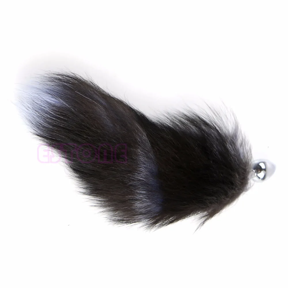 New Love Faux Fox Tail Butt Anal Plug Sexy Romance Funny Adult Product Sex Toy