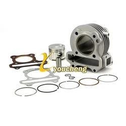 47mm Big Bore Cylinder kit Rebuild with Piston Kit GY6 72cc 80cc Chinese Scooter 139QMB 139QMA Moped ATV Engine Repair GY6-80TG