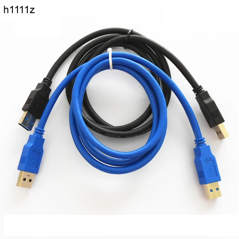 

100pcs New USB 3.0 Cable 60/80/100/150cm USB to USB Cables Type A Male to Male Extension Cable for Antminer Bitcoin Miner Mining