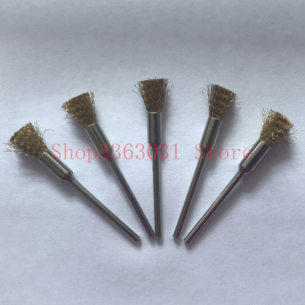 

100PCS/BAG 2.35MM Shank Bristle Wheels Brush Buffing Polishing Brush Wheel for Dremel accessories