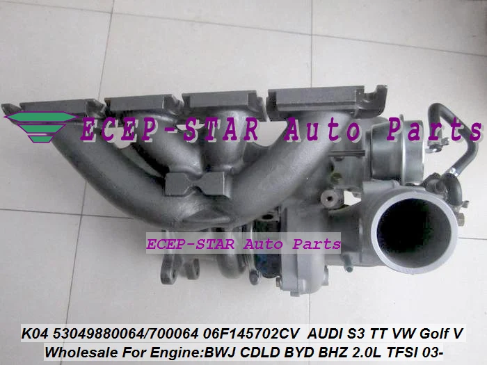 

Turbo K04 53049880064 5304-988-0064 5304-970-0064 For AUDI S3 TT For Seat Leon For VW Golf V 03- BWJ BYD BHZ 2.0L TFSI