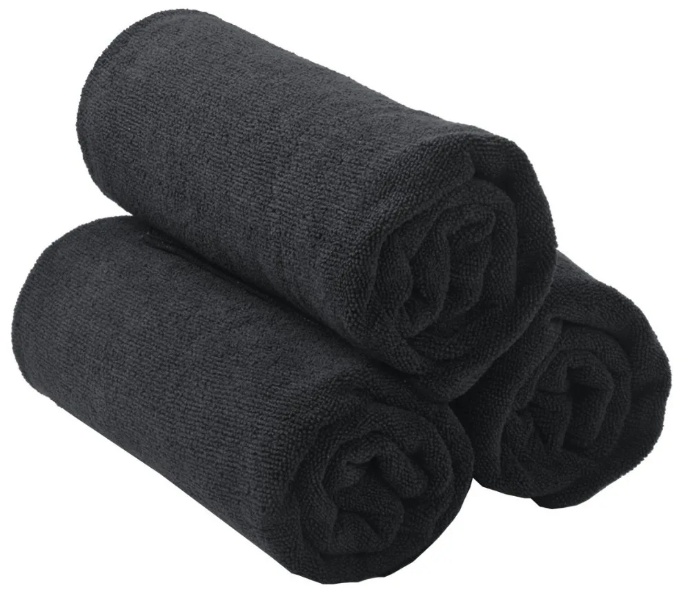 

Sinland Microfiber Salon Hair Drying Towels Hand Towels Bath Towels Ultra Thick For Spa Hotels Home Gym 20Inchx33Inch 3 Pack