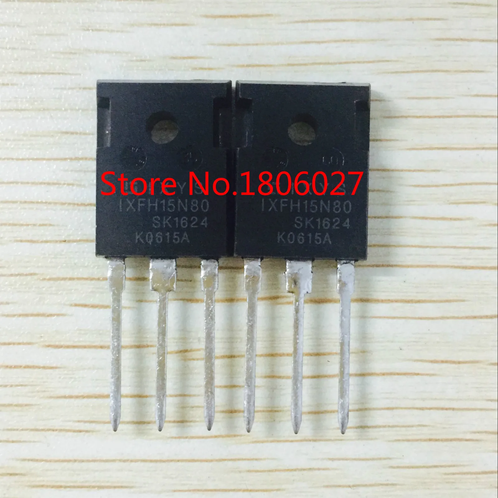 

Send free 20PCS IXFH15N80 TO-247 15A 800V MOS field effect tube