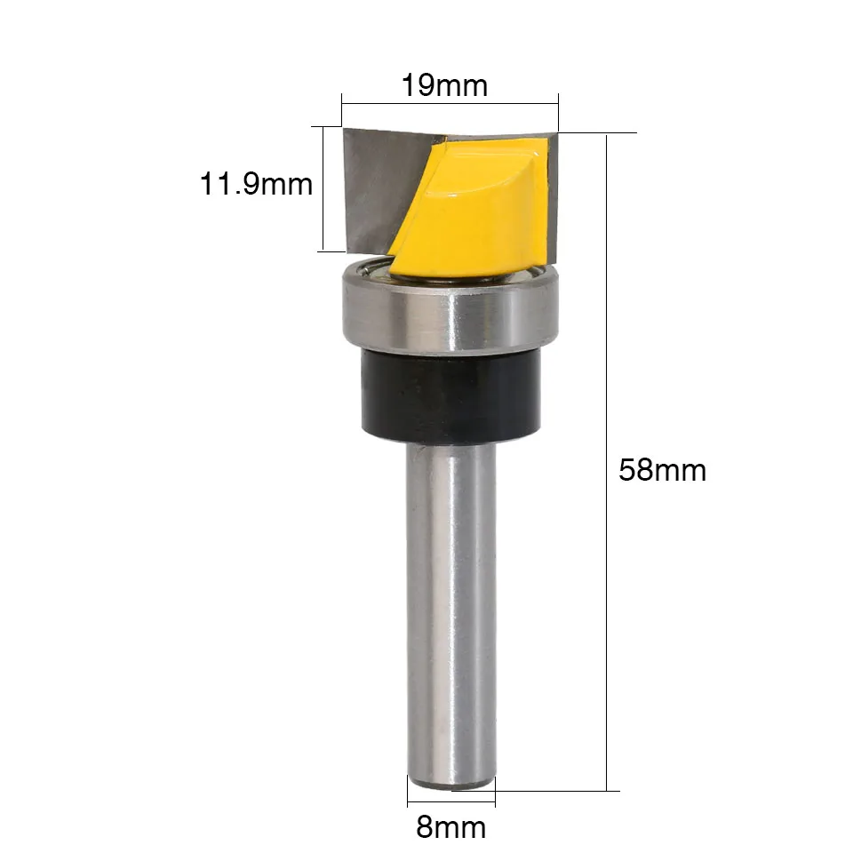 1PC Hinge Mortise/Template Router Bit - 3/4\