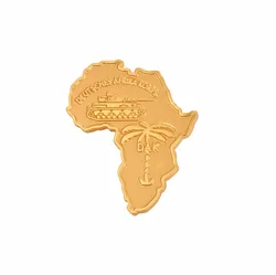 독일 Deutsches Afrika Korps 옷깃 핀 군사 배지