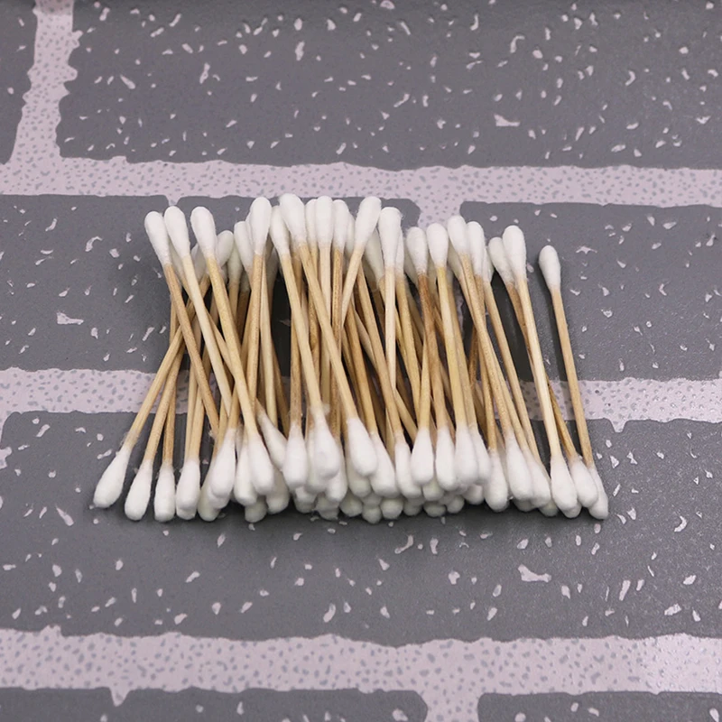 1440pcs Women Beauty Makeup 100% Cotton Swab Buds Make Up Double-head Wood