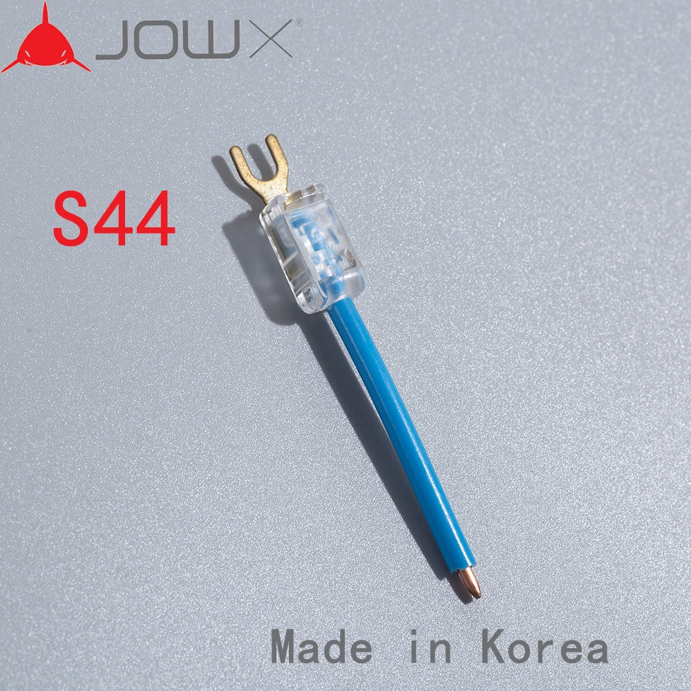 S44 100PCS 14-13 AWG 2.5mm2 Non-stripping Cable Wire Wiring Connectors Quick Splice Crimp  U Type Insulated Spade Terminals