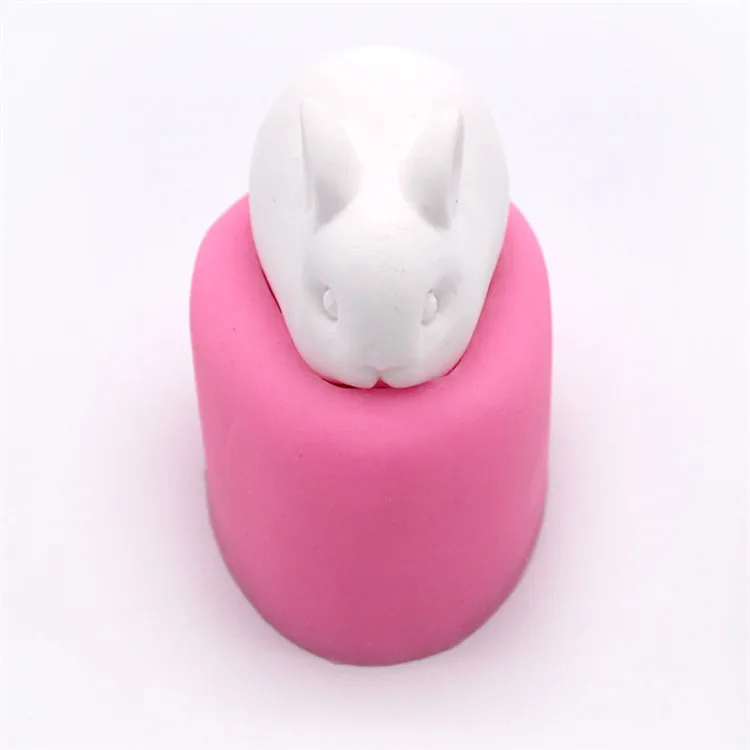 

Silicone Mould 3D Cartoon Easter Bunny Rabbit Chocolate Fondant Cake Mold Decorating Tools Mousse Ice Cream Candy Cake Mold