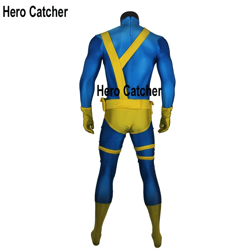 Hero Catcher High Quality Muscle Shade Cyclops Cosplay Costume With Accessory Cyclops Zentai Suit