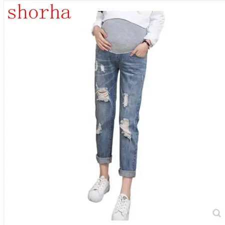 

Pregnancy Jeans Maternity Pants For Pregnant Jeans Women Clothes Trousers Nursing Prop Belly Legging Pregnancy Clothing Overalls