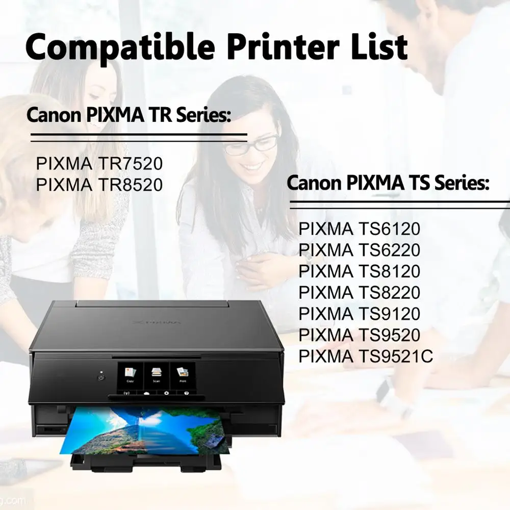 Imagem -03 - Substituição do Cartucho de Tinta para Canon Pgi280xxl Cli-281xxl Pgi 280 Xxl Cli 281 6-pack Pgbk bk c m y 280xxl 281xxl