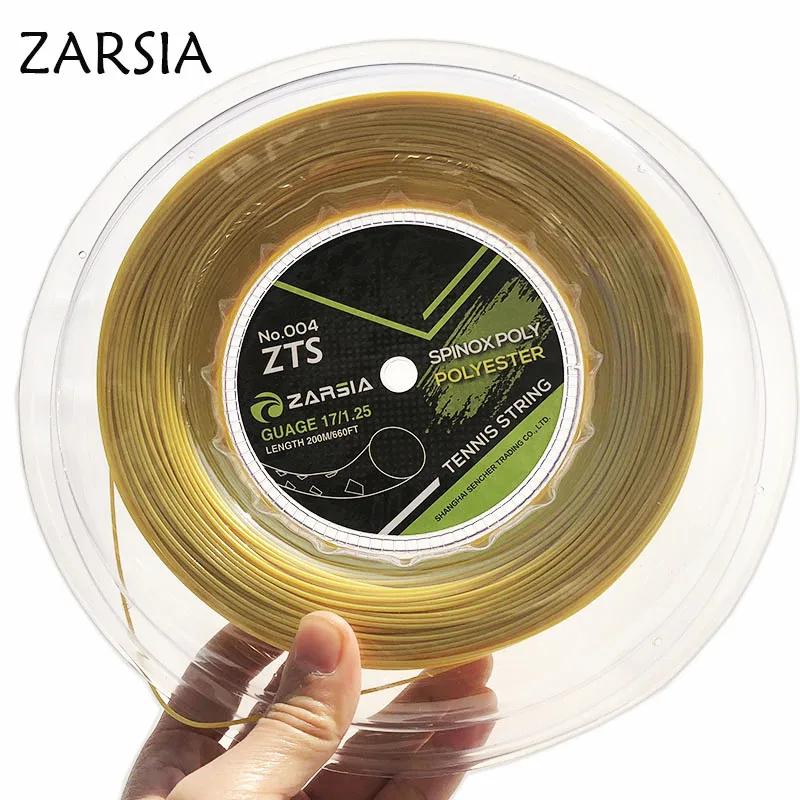 Brand NEW Genuine ZARSIA tennis string 1.25mm 200M tennis rackets string Spinox poly quality strings