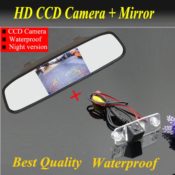 4.3 Inch TFT LCD Screen Car Rear View Camera With Monitor +  Reversing Car Camera For Hyundai Elantra Terracan Tucson Accent