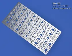Etching Parts For Militarily Science Fiction Model Scribing Templates AW125 Photo-etched sheets Accept Wholesale