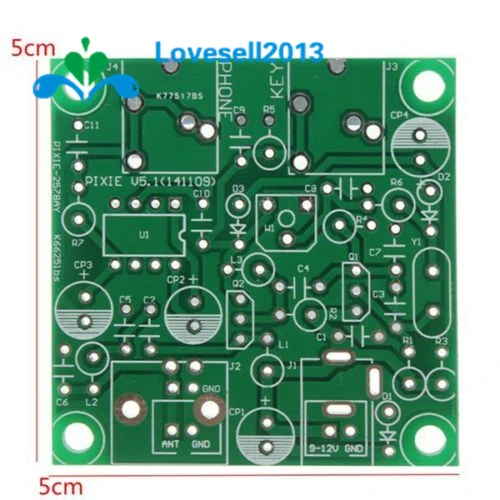 DIY RADIO 40M CW Shortwave Transmitter QRP Pixie Kit Receiver 7.023-7.026MHz