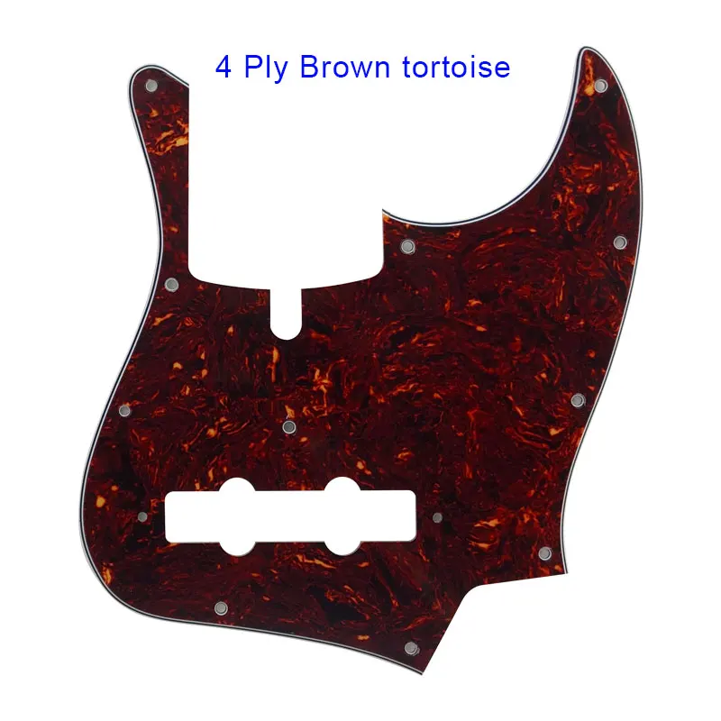 Pleroo Custom Quality Pickguard - For US 11 Holes Atelier Z DAL 5 String Jazz Bass Guitar Pickguard Scratch Plate