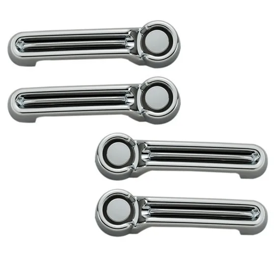 

Triple Chrome Plated ABS 4 Door Handle Cover + Tailgate Handle Cover For Jeep Liberty 2008-2014