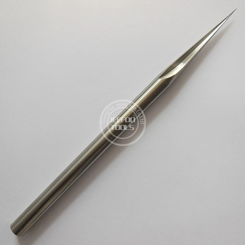 8*50H*10degree*0.3*150L Solid Carbide 2 Flutes Taper flat tip Cutting Tools/double flute engraving bits