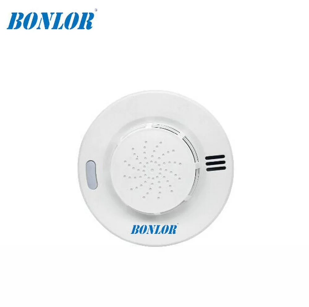 BONLOR-nuevos sensores de alarma portátiles de 2018433MHz, Detector de humo de fuego inalámbrico para todos los sistemas de alarma de seguridad para el hogar en nuestro St, 1 pieza