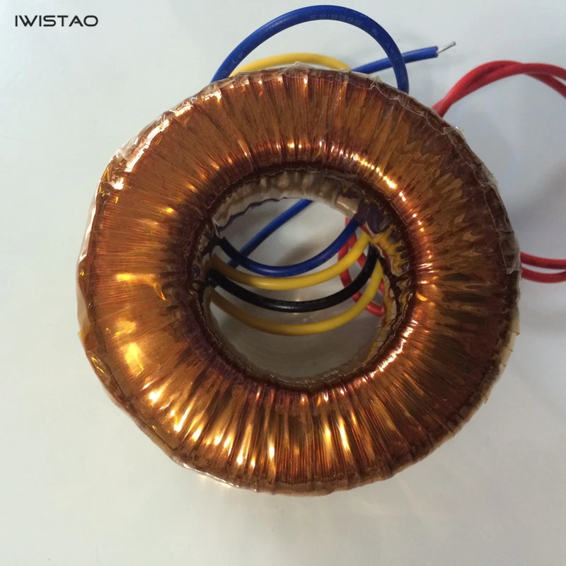 IWISTAO Toroidal Transformer 40W Tube Pre-amplifier Dedicated Single 9V/2A & 30V-0-30V/0.2A HIFI Audio DIY