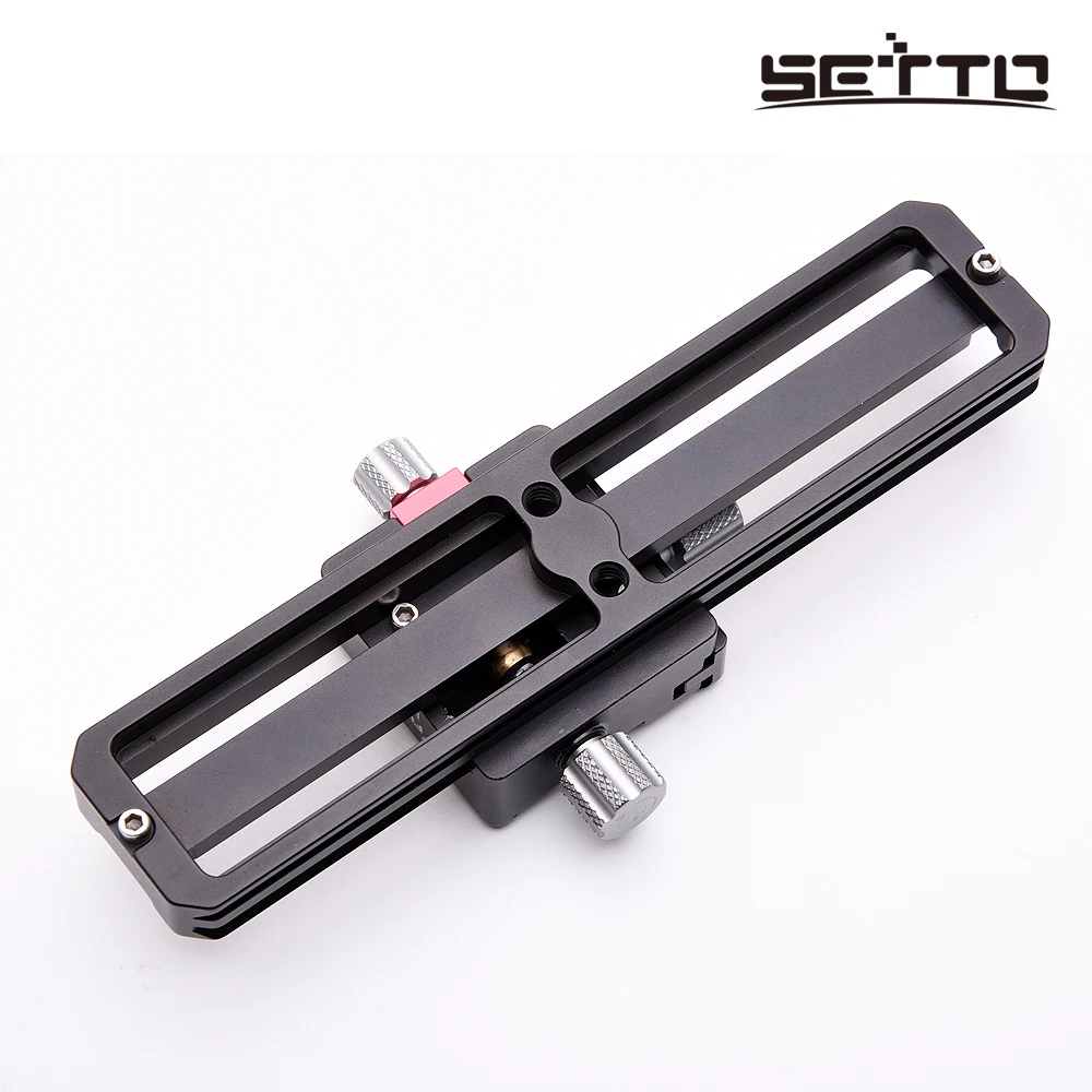 SETTO 170mm Macro Focusing Rail Slider Close-up Shooting Head With Arca-Swiss Fit Clamp Quick Release Plate for Tripod Ballhead