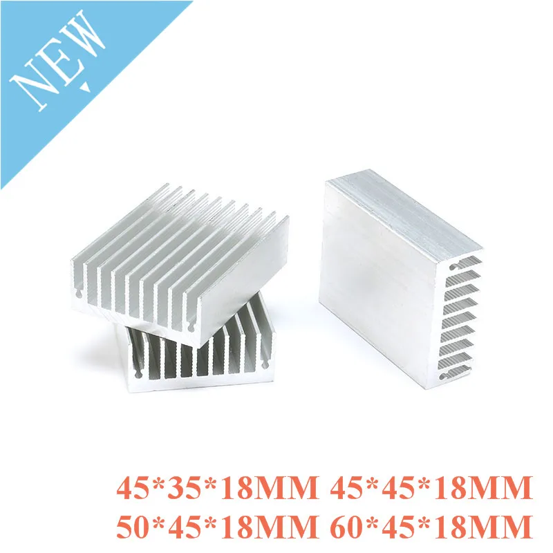 Heatsink Radiator Cooler Radiator Aluminum 45x35x18mm 45x45x18mm 50x45x18mm Heat Sink 60x45x18MM 45*35*18MM 45*45*18MM