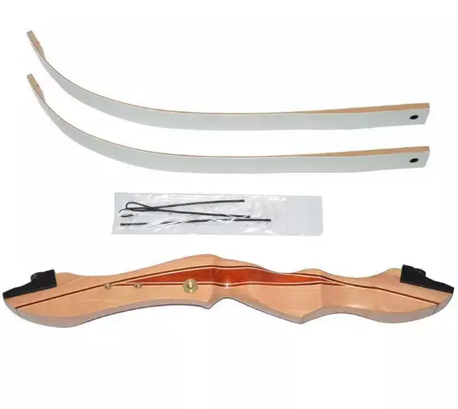 54inch Wooden Riser Takedown Recurve Bow For Shooting Training 10-20lbs