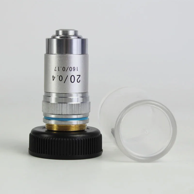 High Quality Microscope Objective 4X 10X 20X 40X 60X 100X Biological Microscope Objectives Lens Achromatic lens Accessories