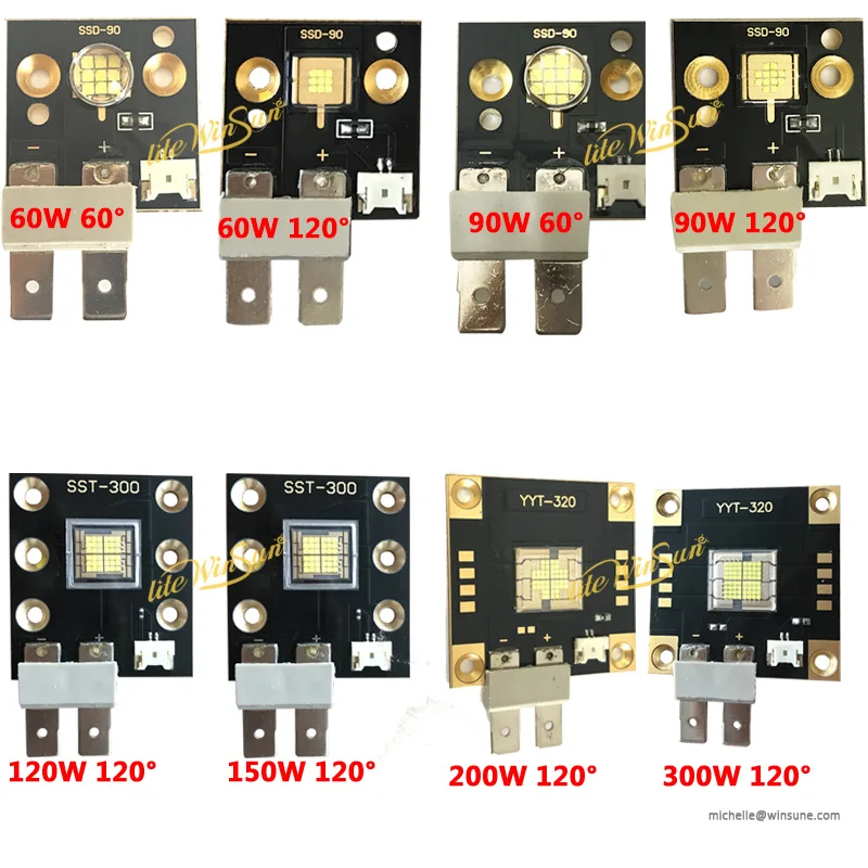 Litewinsune SSD-90 SST-300 YYT-320 High Power Emitter LED DIY Project Light Source Heatsink LED Drive Power Supply Accessories