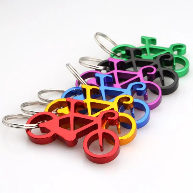 Bike Bottle Opener Bicycle Keychain Keyring Bottle Wine Beer Openers Kitchen Tools Random Color LX6190