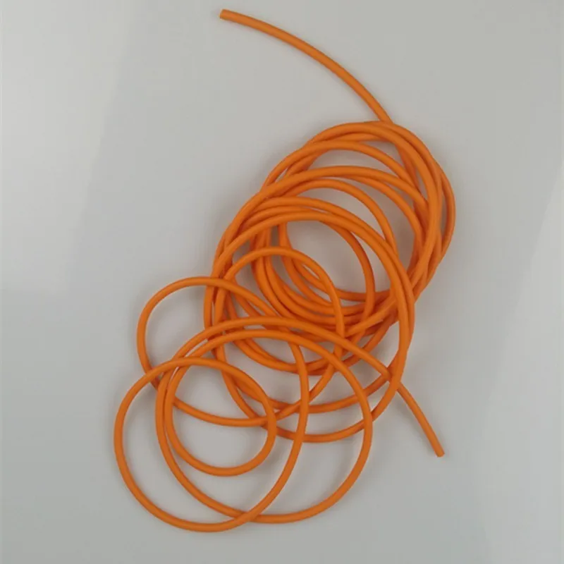 Natural Latex Slingshots Rubber Tube 0.5/1/2/3/4/5M for Hunting Shooting High Elastic Tubing Band Accessories 2mmX5mm Diameter