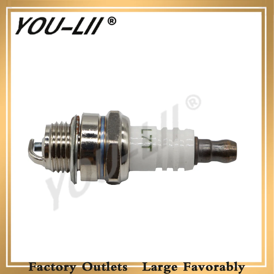 YOULII 2Pcs Spark Plugs A-BM6 for BM6A BMR6A WS6E WS7E BPMR6A WS7F CJ7Y W20MU L7TC M6 M7 BPMR6A two stroke chain saw field mower