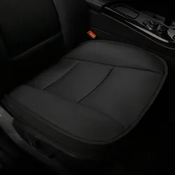 Asiento de coche cómodo, resistente al desgaste, transpirable, de cuero, para las cuatro estaciones, sin respaldo, 2018