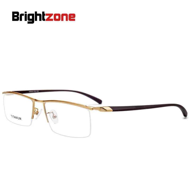 

Brightzone Brand Glasses Men TR90 Half Spectacle Frame Myopia Optics Gozluk Oculos De Grau Gafas Eyeglasses Rim Occhiali Briller