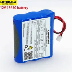 Liitokala 12V 18650 2600mAh akumulator litowo-jonowy Monitor kamera telewizji przemysłowej baterii 12.6 V 1.8A 2A 2.2A 2.5A 2.6A 2.8A 3A baterie