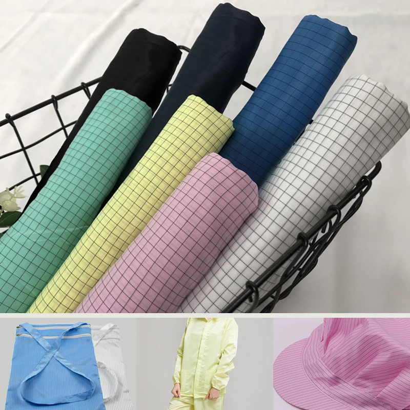 100cm*150cm Anti-Static Dust-Free ESD Antistatic Fabric Work Clothes Of Electronics Factory