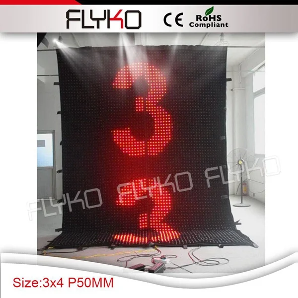 p5 4x3m indoor led video wall display led display