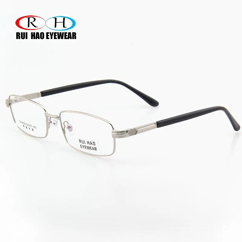 

Retro Eyeglasses Frame Brand Alloy Optical Glasses Frame Men Super Light Full Rimless Eyewear Spectacles Men 6059