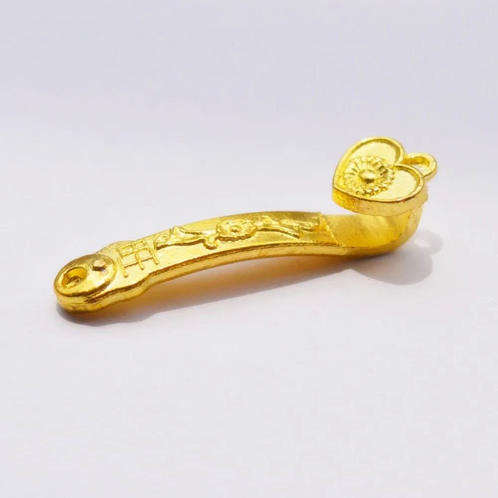 Free Shipping  Gold Chinese Ruyi Clouds Charms Pendants DIY 100 pcs/lot