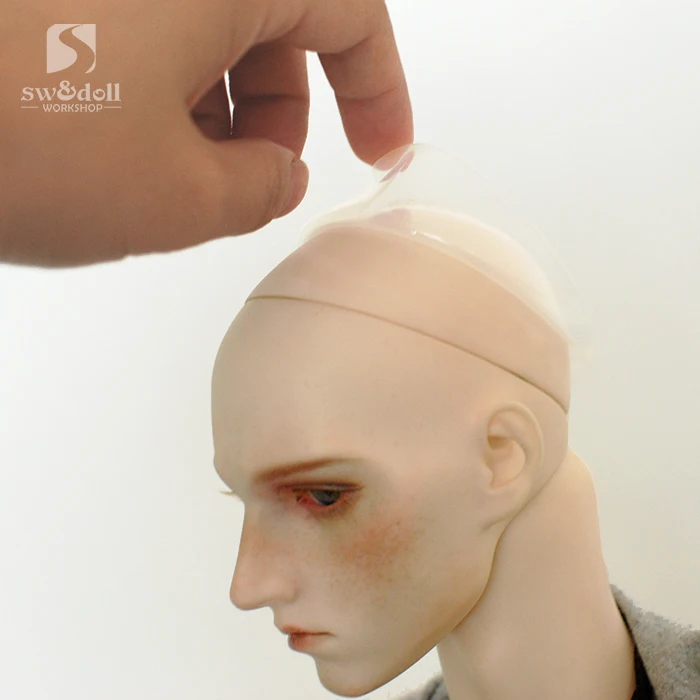 1/2 1/3 1/4 1/6 1/8 1/12 scale BJD Silicone headgear caps hat for BJD/SD Wig fixed Anti-shedding doll accessories 16C1002