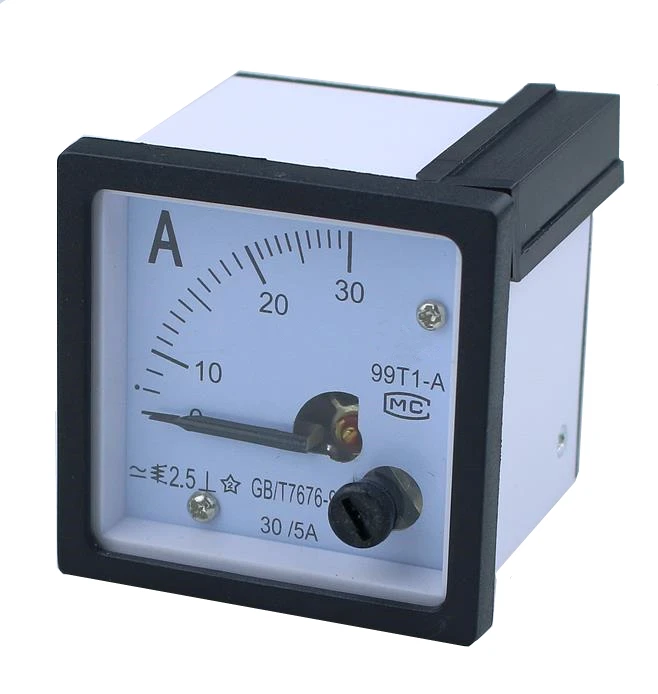 99T1 AC pointer ammeter 30A 50A 75A 100A 150A 200A 250A 300A 400A 500A 600A Analog ammeter panel