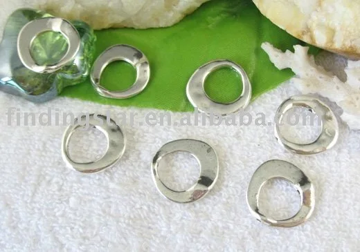 FREE SHIPPING 90PCS Tibetan silver circle bead frame A10246