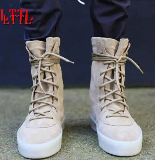 2018 Fashion Men Autumn Military Crepe Boots Ankle Suede Thick Flat Lace-up Motorcycle Boots for Wholesale Men Winter Boots