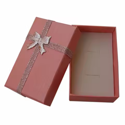 32pcs Cardboard Jewelry Boxes 1.9''x3.1'' Silver Gift Boxes for Pendent Necklace Earrings Ring Box Packaging with White Sponge