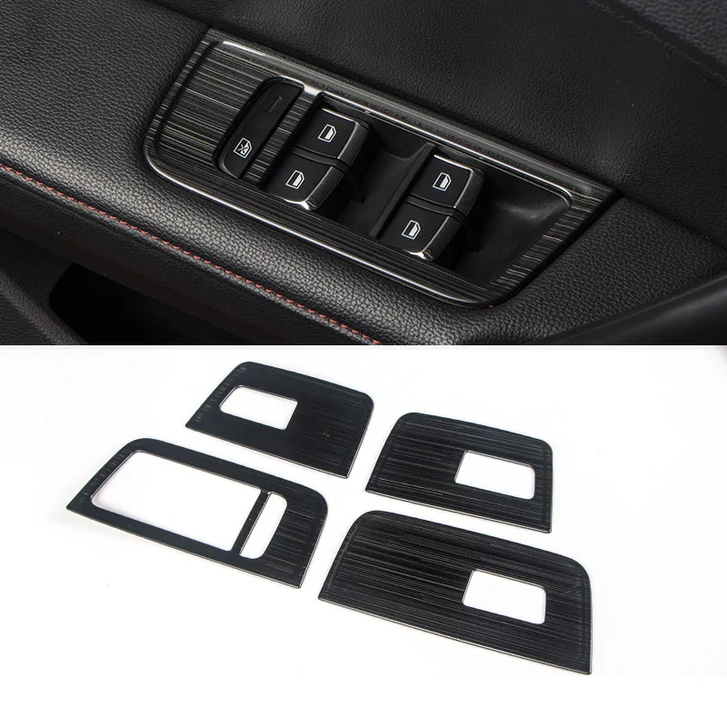 

4pcs for MG MG6 2018 Glass lifting switch panel Inner door frame Car door horn decorate frame