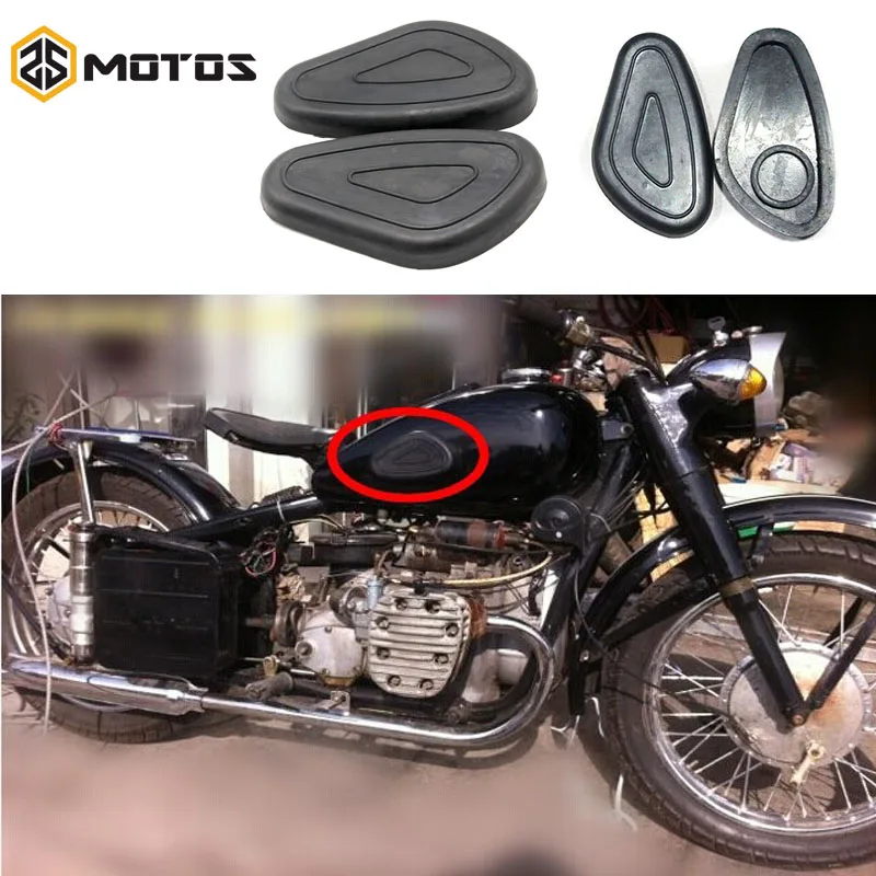 ZS MOTOS Retro Fuel Tank Side Rubber Sheath CJ-KC750 Side Car Motorcycle Case For Bmw R12 R71 M-72 Motor CJ-K750