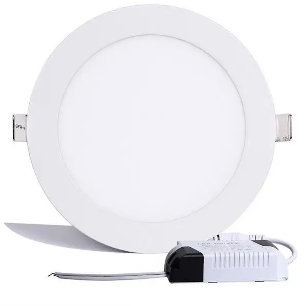 LED Downlight 3W / 6W / 9W / 12W / 15W / 18W Ultra Thin Design Ceiling Recessed Slim Round LED Panel Light for Kitchen Bathroom